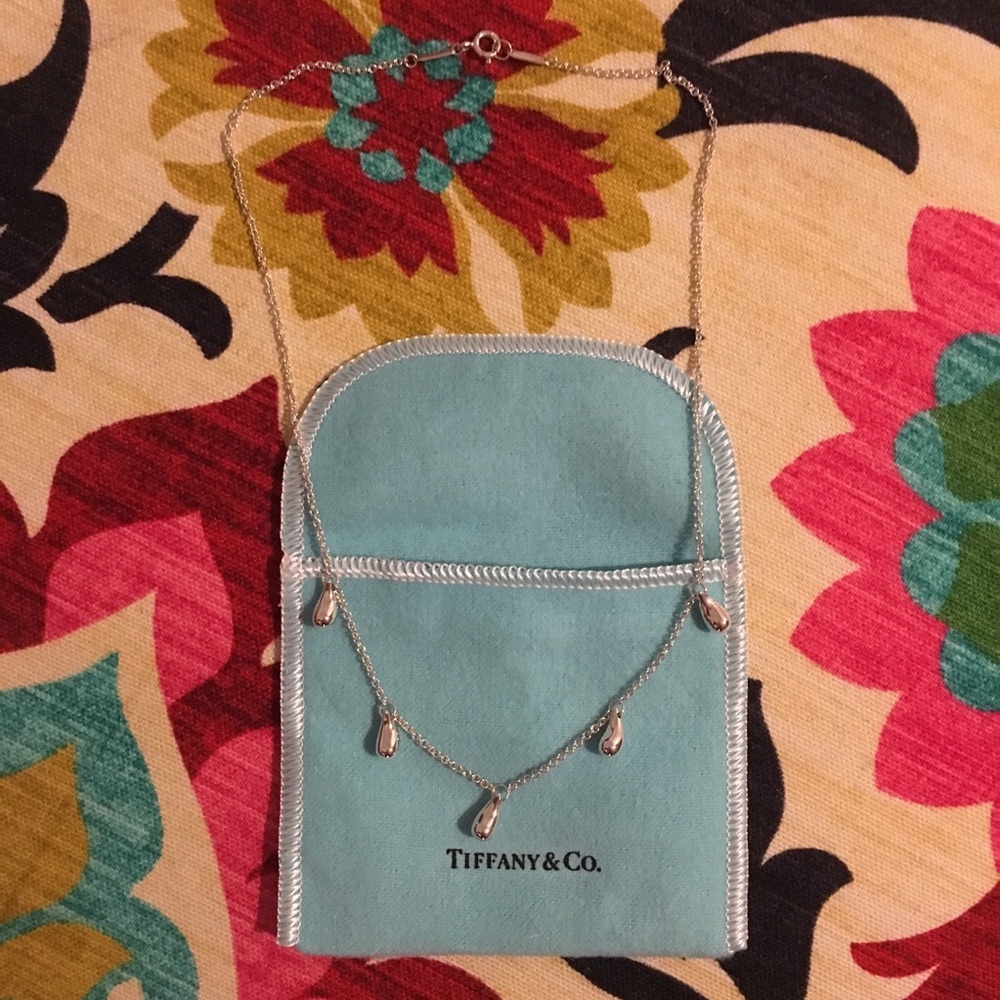 Tiffany & Co. Elsa Peretti Teardrop Necklace